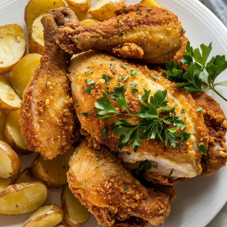buttered fried chicken with coriander on it, Amber menu