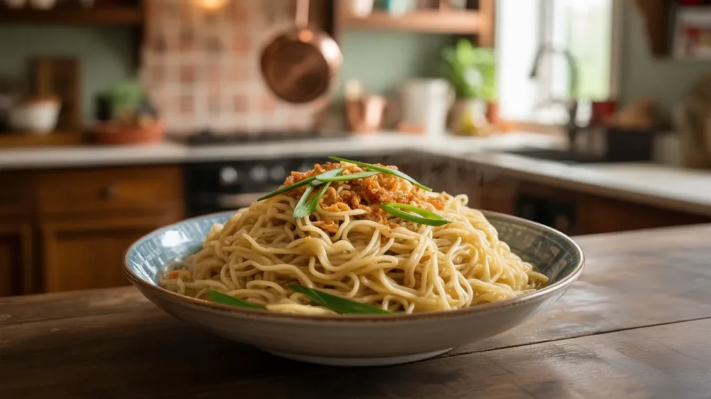 Pancit Puti 2 A Bowl of Pancit Puti with Toasted Garlic
